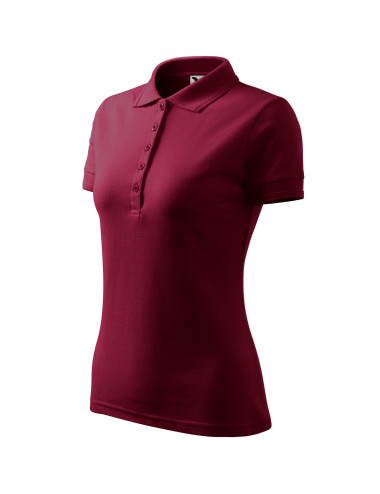 Damen Piqué-Poloshirt 210 Granat Malfini