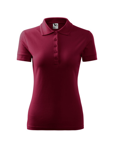 Damen Piqué-Poloshirt 210 Granat Malfini