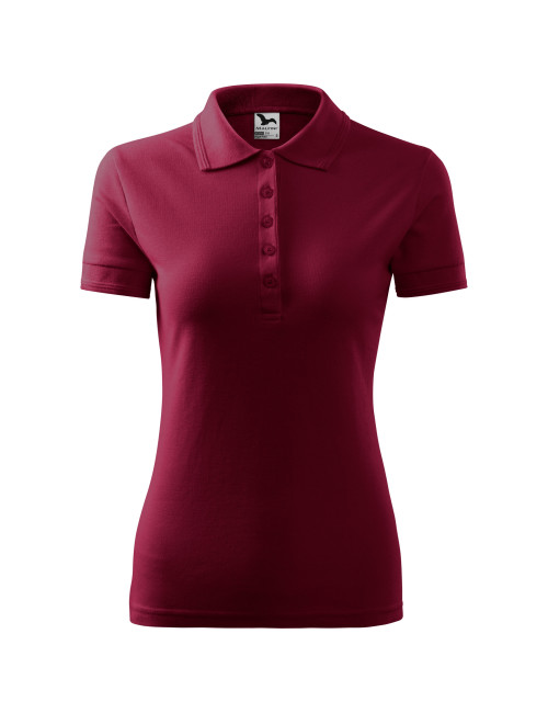 Damen Piqué-Poloshirt 210 Granat Malfini
