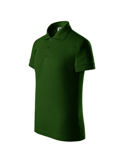 Koszulka polo dziecięca Pique polo 222 zieleń butelkowa Malfini