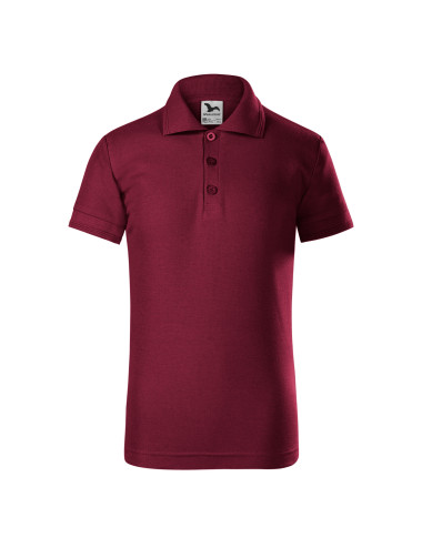 Children`s Pique polo shirt 222 garnet Malfini