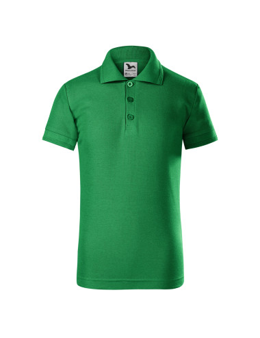 Children`s Pique polo shirt 222 grass green Malfini