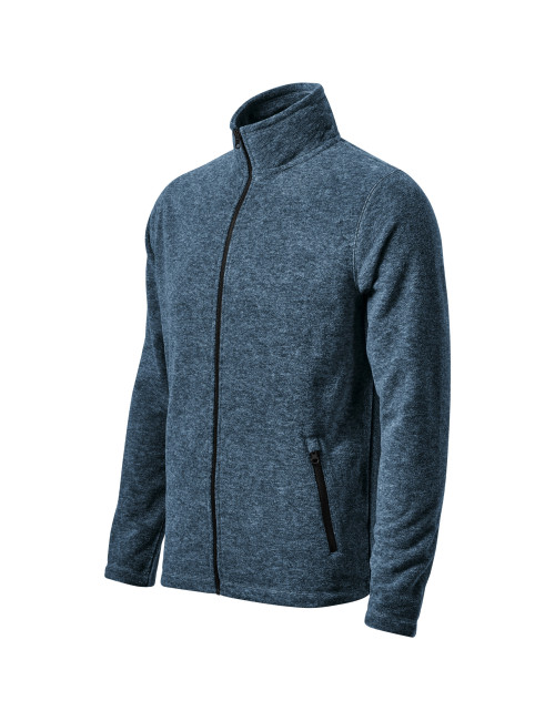 Factor 852 Herren Micro Fleece Dark Denim Melange Malfini