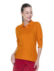 Polo k ladies' long cotton pomarańczowy Promostars