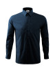 Herrenhemd Style ls 209 marineblau Malfini