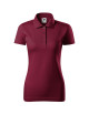Damen Poloshirt Single j. 223 Granat Malfini