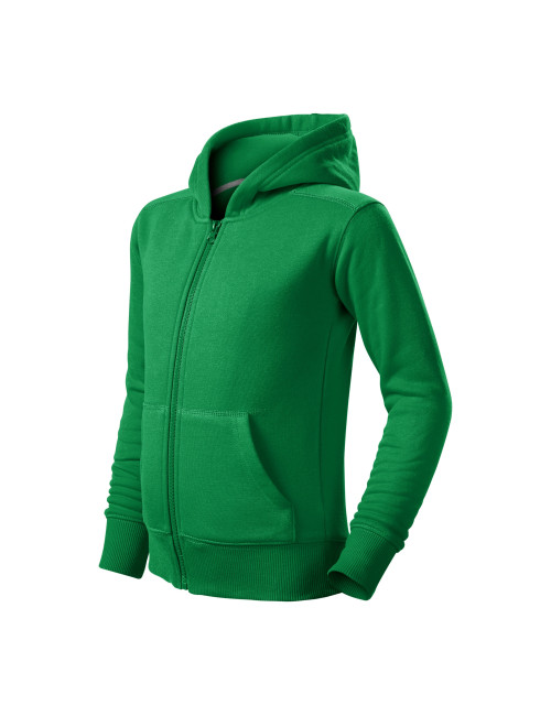 Kinder Sweatshirt Trendy Zipper 412 grasgrün Malfini