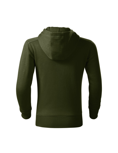 Kinder-Sweatshirt Trendy Reißverschluss 412 Militär Malfini