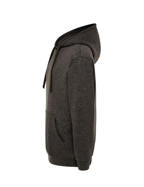 JHK Men`s Sweatshirts SWRA KNG KANGAROO CHCH - Charcoal Heather