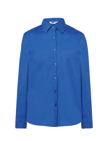 JHK Damen Shirt SHL OXF RB - Königsblau