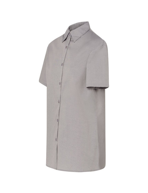 JHK Damen Shirt SHL OXF SS SL - Silber