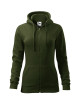 Damen Sweatshirt Trendy Reißverschluss 411 Militär Malfini