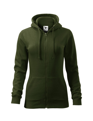 Women`s sweatshirt Trendy zipper 411 military Malfini