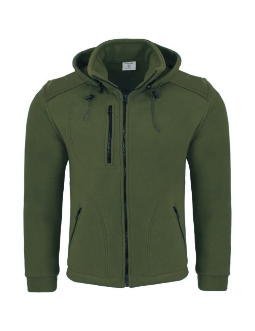 JHK Herren Fleece FLRA 340 Bushood Premium KH/KH Khaki/Khaki