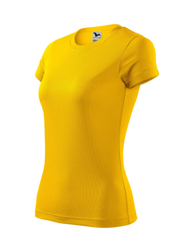 Damen Fantasy 140 Gelbes Malfini T-Shirt