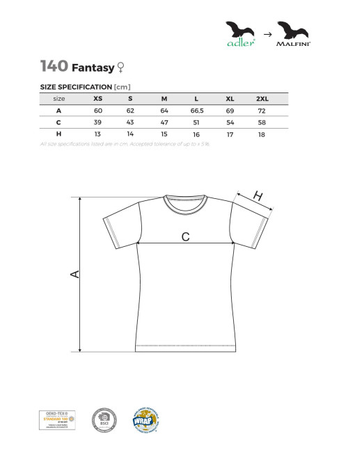 Malfini T-Shirt Fantasy 140 Grasgrün für Damen