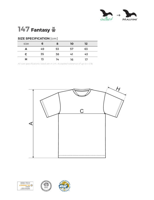 Fantasy 147 grüner Apfel Malfini Kinder T-Shirt