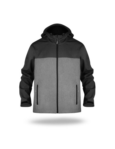 Cover ciemny szary melanż/szary melanż Promostars