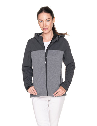 Ladies' cover ciemny szary melanż/szary melanż Promostars