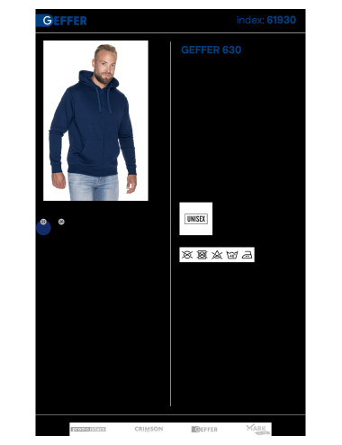 Geffer 630 granatowy Promostars