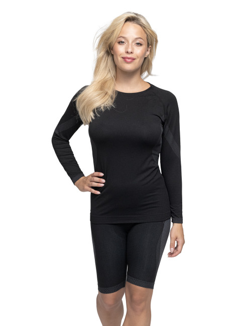 Leggings thermo short czarny/szary Promostars