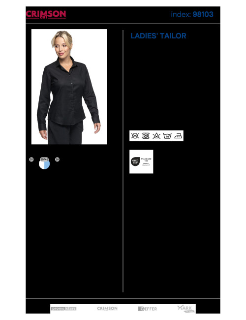 Ladies` tailor black Promostars