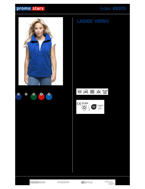 Ladies` verso cornflower blue Promostars