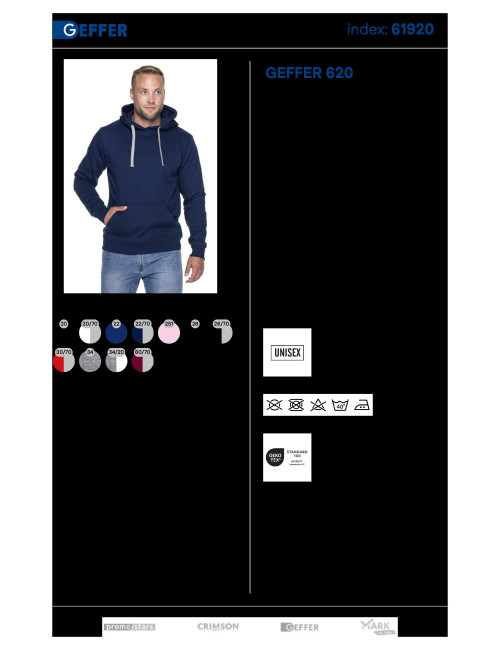 Geffer 620 Marineblau/Hellgrau Promostars