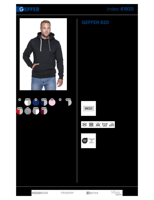 Geffer 620 Schwarz/Hellgrau Promostars