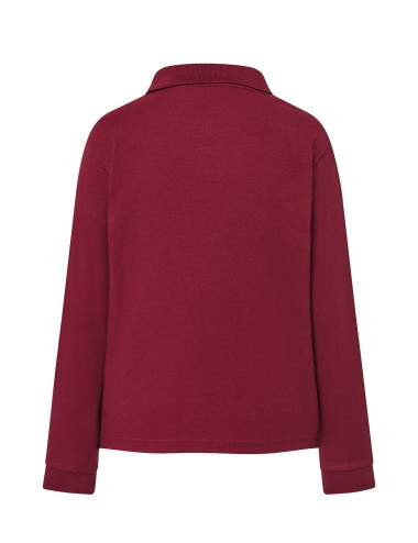 JHK Kinder Poloshirts PKID 210 LS BU - Burgund