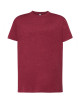 JHK Koszulka męska TSRA 150 REGULAR T-SHIRT BUH - Burgundy Heather