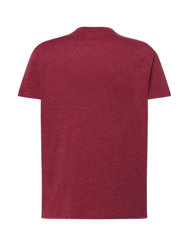 JHK Men`s T-Shirt TSRA 150 REGULAR T-SHIRT BUH - Burgundy Heather