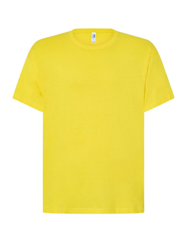JHK Men`s T-Shirt TSRA 150 REGULAR T-SHIRT LEY - Lemon Yellow