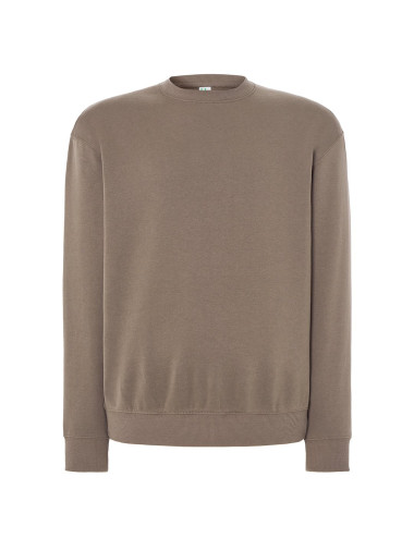 JHK Bluza Dresowa Męskie SWRA 290 SWEATSHIRT BRD - Brown Dark