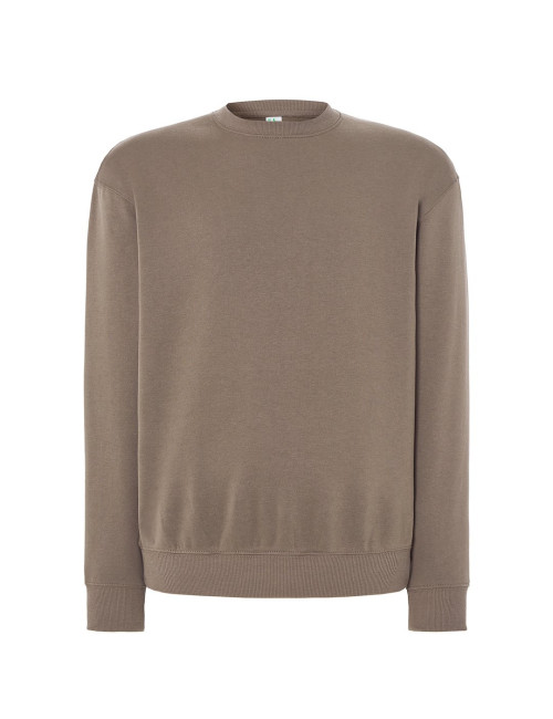 JHK Bluza Dresowa Męskie SWRA 290 SWEATSHIRT BRD - Brown Dark