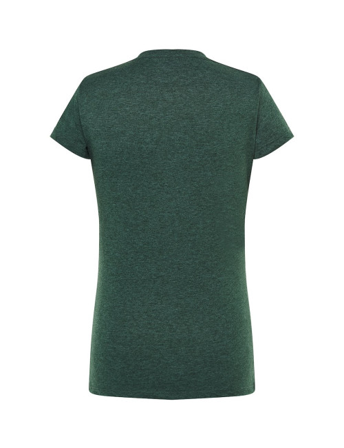 JHK Damen-T-Shirt TSRL CMF LADY COMFORT BGH - Burgunderrot meliert