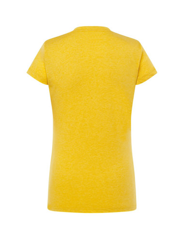 JHK Damen-T-Shirt TSRL CMF LADY COMFORT MUH - Senfgelb meliert