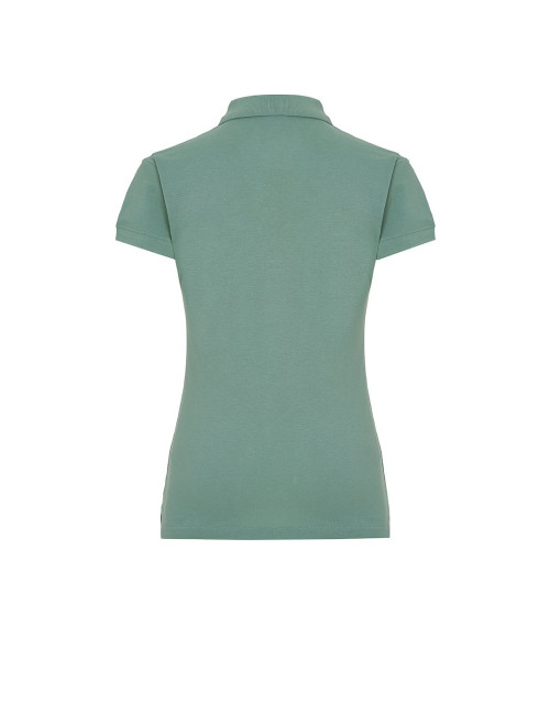 JHK Damen-Poloshirts POPL 200 MO - MOOSGRÜN