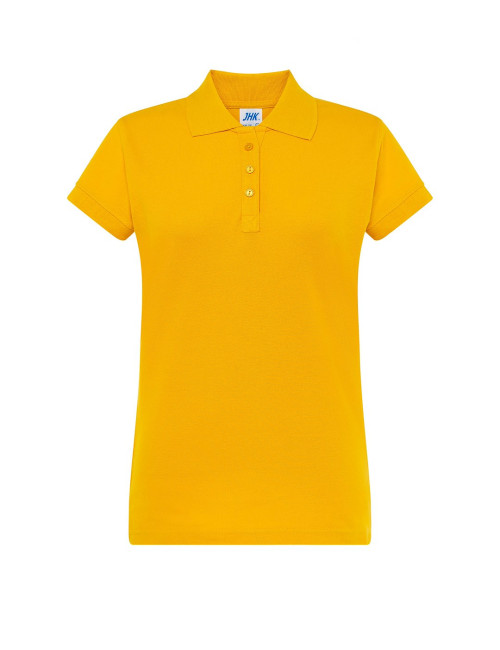 JHK Damen-Poloshirts POPL 200 MU - Senfgelb