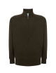JHK Bluzy Dresowe Męskie FULL ZIP SWEATSHIRT KH - Khaki