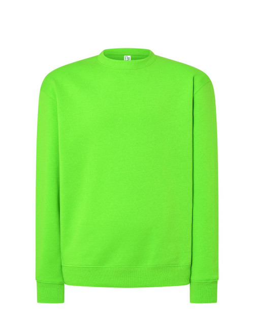 JHK Men`s Sweatshirt SWRA 290 SWEATSHIRT LMF - Lime Fluor