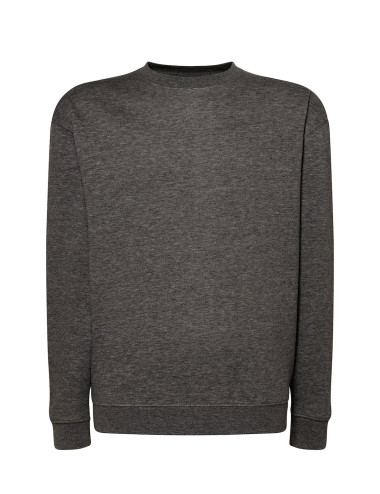 JHK Bluza Dresowa Męskie SWRA 290 SWEATSHIRT CHCH - Charcoal Heather