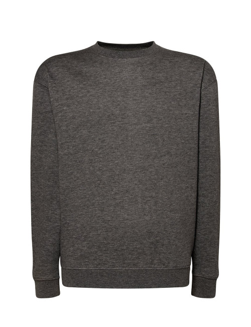 JHK Bluza Dresowa Męskie SWRA 290 SWEATSHIRT CHCH - Charcoal Heather