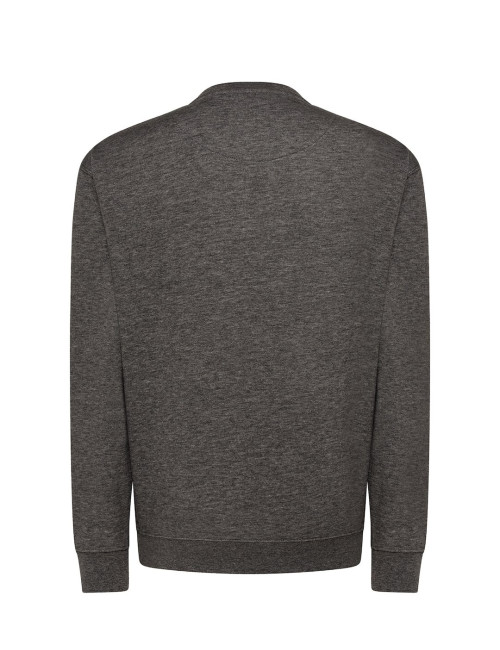 JHK Bluza Dresowa Męskie SWRA 290 SWEATSHIRT CHCH - Charcoal Heather