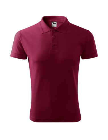 Men`s Pique Polo Shirt 203 Garnet Malfini