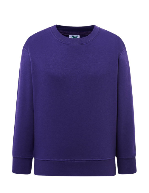 JHK Bluza Dresowa Dziecięce SWRK 290 KID SWEATSHIRT PU - Purple