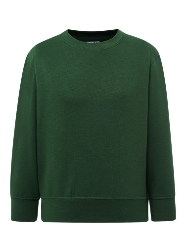 JHK Bluza Dresowa Dziecięce SWRK 290 KID SWEATSHIRT BG - Bottle Green