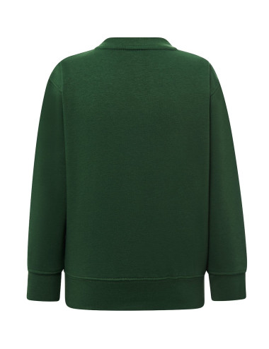 JHK Bluza Dresowa Dziecięce SWRK 290 KID SWEATSHIRT BG - Bottle Green
