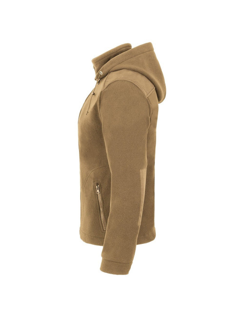 JHK Herren-Fleecejacke FLRA 340 Bushhood Premium CY - COYOTE