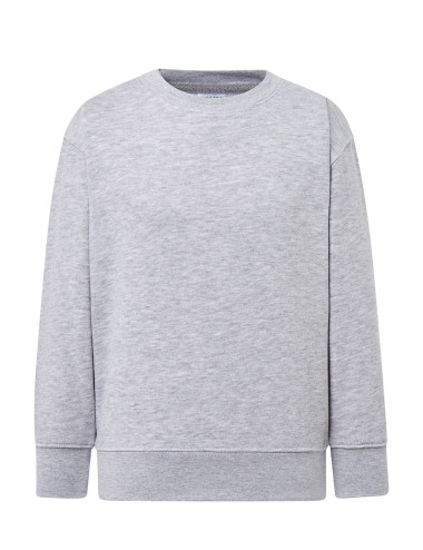 JHK Bluza Dresowa Dziecięce SWRK 290 KID SWEATSHIRT AS - Ash Melange